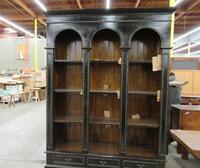 (2) TRIPLE ARCH BOOKCASES