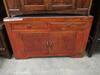 15 PCS. ASST'D RUSTIC FURNITURE, SIDEBOARDS, CHESTS, END TABLES, CREDENZA AND STORAGE CABINETS - 6