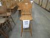 (12) 30" WOOD STOOLS AND (8) 24" WOOD STOOLS (204KL)