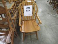 (19) WOOD CHAIRS LIGHT, (9) WOOD CHAIRS DARK (253AKC, 253AKL)