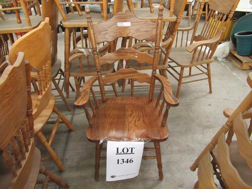 (13) WOOD CHAIRS LIGHT (292AKL), (4) WOOD CHAIRS DARK (292AK)