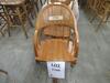 (15) WOOD OFFICE CHAIRS (114ADK)