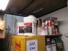 (LOT) ASST'D MOHAWK SPRAY PAINT, LACQUER, AB GLUE, SAND PAPER, STEEL WOOL, AND 4 ASST'D SAFETY CABINETS - 14