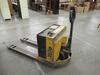 YALE 4000 POUND CAPACITY ELECTRIC PALLET JACK MODEL MPB040CN24C2748 WITH 24 VOLT CHARGER