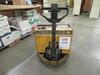 YALE 4000 POUND CAPACITY ELECTRIC PALLET JACK MODEL MPB040CN24C2748 WITH 24 VOLT CHARGER - 3