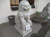 SET OF 2 CONCRETE GUARDIAN LIONS / FOO DOGS 23.5" X 60" X 33" - 8