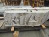CHINESE CARVED STONE MURAL WITH CARVED BASE 55.5" X 67" X 3"(BROKEN) - 6