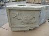 CHINESE CARVED STONE MURAL WITH CARVED BASE 55.5" X 67" X 3"(BROKEN) - 10