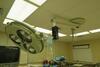 CASTLE SURGICAL LIGHT, CEILING MOUNTED, WITH WALL CONTROL, HAMILTON, 3RD FLOOR, RM216