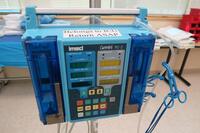 IMED MODEL PC-2 VOLUMETRIC INFUSION PUMP/CONTROLLER WITH STAND, HAMILTON, 3RD FLOOR, RM216