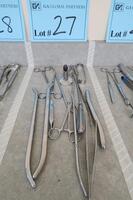 MISCELLANEOUS SURGICAL INSTRUMENTS, 15 PIECES, HAMILTON, 3RD FLOOR, RM216