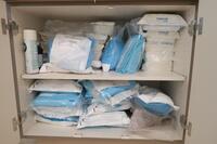 CONTENTS OF CABINET, CATHETER TRAYS, MINI PACK #1, GOWNS, PICC TRAY, HAMILTON, 3RD FLOOR, RM216