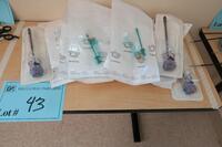 LOT OF MISC ENDOSCOPIC INSTRUMENTS, 15 PIECES, SEALED, HAMILTON, 3RD FLOOR, RM216