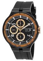 Porsche Design Men's Flat 6 Auto Chrono Black Rubber & Dial Rose-Tone Accent - PORSCHED-6360-46-44-1254 - New, With Box, Manual Included