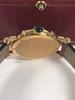CARTIER QUARTZ WOMEN'S WATCH, 18K, 30M WATER RESISTANT, LEATHER STRAP, MODEL: 1400 0 - New, With Box, No Papers - 17