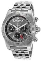 Breitling Men's Chronomat 44 Auto GMT Stainless Steel Grey Dial SS - BREITLING-AB042011-F561 - New, With Box, Manual and Papers Included