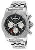 Breitling Men's Chronomat 44 Auto GMT Stainless Steel Black Dial SS - BREITLING-AB042011-BB56-375A - New, With Box, Manual and Papers Included