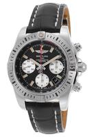 Breitling Men's Chronomat 41 Airborne Auto Chrono Ltd. Ed. Black Crocodile SS - BREITLING-AB01442J-BD26LS - New, With Box, Manual and Papers Included