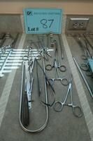 MISC SURGICAL INSTRUMENTS, 15 PIECES, HAMILTON, 3RD FLOOR, RM216