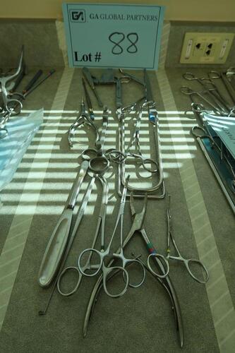 MISC SURGICAL INSTRUMENTS, 15 PIECES, HAMILTON, 3RD FLOOR, RM216