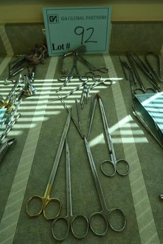 MISC SURGICAL INSTRUMENTS, 15 PIECES, HAMILTON, 3RD FLOOR, RM216