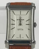 ETERNA DIAMOND CONTESSA TWO-HANDS LEATHER WOMEN'S WATCH, MODEL: 2410.41.65.1198, (NEEDS BATTERY) - Store Display, No Box, Manual Included
