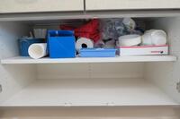 CONTENTS OF CABINET, MISC PARTY SUPPLIES, HAMILTON, 3RD FLOOR, RM216