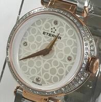 ETERNA GRACE DIAMOND WOMEN'S WATCH, QUARTZ, MODEL: 256159611724, (NEEDS BATTERY) - Store Display, No Box, Manual Included