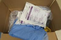 BOX OF MISC SURGICAL GOWNS, HAMILTON, 3RD FLOOR, RM216C