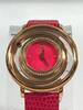 VERSACE VENIS PINK DIAL WOMEN'S LEATHER WATCH - Store Display, With Box, No Papers - 4