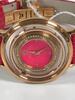 VERSACE VENIS PINK DIAL WOMEN'S LEATHER WATCH - Store Display, With Box, No Papers - 9