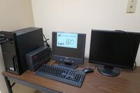 LENOVO DESKTOP COMPUTER, WINDOWS XP, WITH 2 MONITORS, KB, MOUSE, UPS, HAMILTON, 3RD FLOOR, RM215