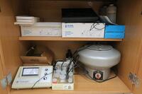 CONTENTS OF CABINET, FISHER, HANNA, SAFEGUARD CENTRIFUGE, MISC SUPPLIES, HAMILTON, 3RD FLOOR, RM207