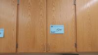 LOT, 2 DOOR CABINET PLUS CONTENTS, BLOOD PRESSURE SUPPLIES, STETHOCOPE, HAMILTON, 3RD FLOOR, RM204