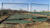 LOT, LARGE BATTING CAGE, PITCHER SAFETY NET, WOODEN NET FRAME, 2 TALL NETS AND FRAMES, SALT RIVER COMPLEX, FLOOR, RM LOWER DIAMOND - 5