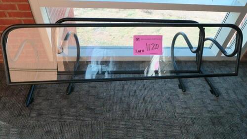 LOT, 2 PORTABLE BUFFET SNEEZE GUARDS, SPALDING, UPPER LEVEL FLOOR, RM MESS HALL