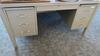 LOT, 4 DESKS, SPALDING, UPPER LEVEL FLOOR, RM MESS HALL - 2