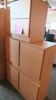 LOT, 5 - 2 DRAWER DORM ROOM NIGHT STAND/DRESSERS, SPALDING, UPPER LEVEL FLOOR, RM MESS HALL