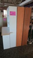 LOT, 4 MISC BOOK SHELVES, SPALDING, UPPER LEVEL FLOOR, RM MESS HALL