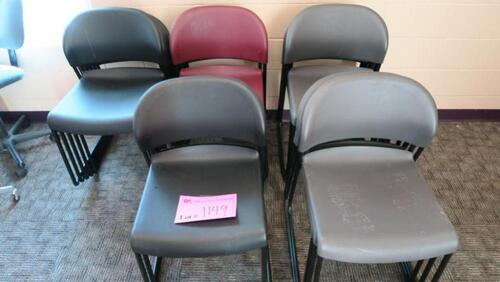 LOT, 19 HON STACK CHAIRS, SPALDING, UPPER LEVEL FLOOR, RM MESS HALL