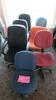 LOT, 7 MISC ROLLING DESK CHAIRS, SPALDING, UPPER LEVEL FLOOR, RM MESS HALL