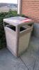 LOT, 2 OUTDOOR TRASH CANS, SPALDING, LOWER LEVEL FLOOR, RM STUDENT CENTER