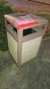 LOT, 2 OUTDOOR TRASH CANS, SPALDING, LOWER LEVEL FLOOR, RM STUDENT CENTER - 2