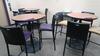 LOT, 3 HI TOP TABLES AND 11 HIGH CHAIRS, SPALDING, LOWER LEVEL FLOOR, RM STUDENT CENTER