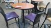 LOT, 3 HI TOP TABLES AND 11 HIGH CHAIRS, SPALDING, LOWER LEVEL FLOOR, RM STUDENT CENTER - 3