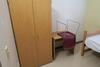 DORM SUITE, 4-TWIN SIZE BUNKABLE BEDS, 4-2 DOOR WARDROBES, 4-3 DRAWER DRESSERS, 4-DESKS, 4-CHAIRS, 1-SOFA, 2-ARM CHAIRS, KITCHEN WALL CABINET, KITCHEN COUNTER WITH SINK. , Aquinas Hall, 2ND FLOOR, RM206 - 5