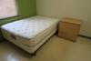 DORM SUITE, 2-TWIN SIZE BUNKABLE BEDS, 2-ARM CHAIRS, 1-STERILITE 4 DRAWER DRESSER, 1-DOUBLE SIZE BED WITH MATTRESS AND BOX, 1-3 DRAWER DRESSER, 1-GE E - 5