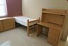 LOT, 4-BUNKABLE BEDS, 4-3DRAWER DRESSERS, 4-STUDENT DESKS WITH BRIDGE & LIGHT, 4-CHAIRS, 4-2 DOOR WARDROBES, DOMINIC DORM, 1ST FLOOR, RM154 & 156 - 3