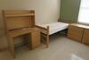 LOT, 4-BUNKABLE BEDS, 4-3DRAWER DRESSERS, 4-STUDENT DESKS WITH BRIDGE & LIGHT, 4-CHAIRS, 4-2 DOOR WARDROBES, DOMINIC DORM, 1ST FLOOR, RM154 & 156 - 6