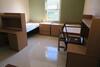 LOT, 4-BUNKABLE BEDS, 4-3DRAWER DRESSERS, 4-STUDENT DESKS WITH BRIDGE & LIGHT, 4-CHAIRS, 4-2 DOOR WARDROBES, DOMINIC DORM, 2ND FLOOR, RM252 & 254 - 2